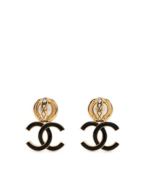 aretes de chanel de oro|joyas De Chanel.